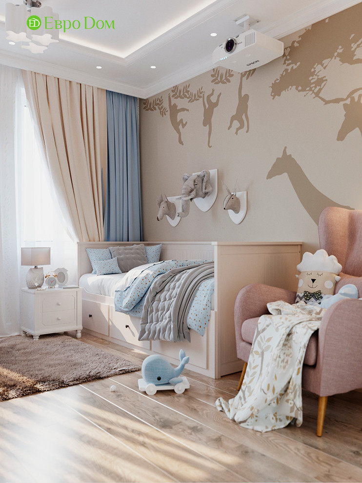 Дизайн трехкомнатной квартиры 83 кв. м в стиле неоклассика. Фото проекта