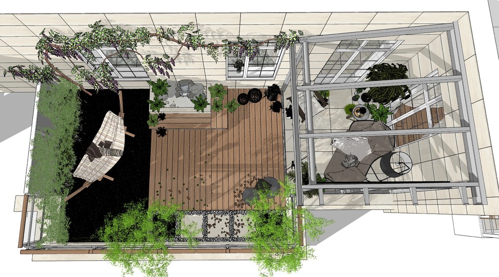 Терраса на крыше