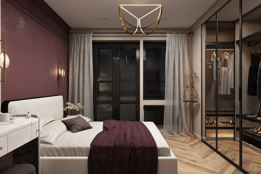 Обложка проекта: Визуализации спальной и ванной комнат.