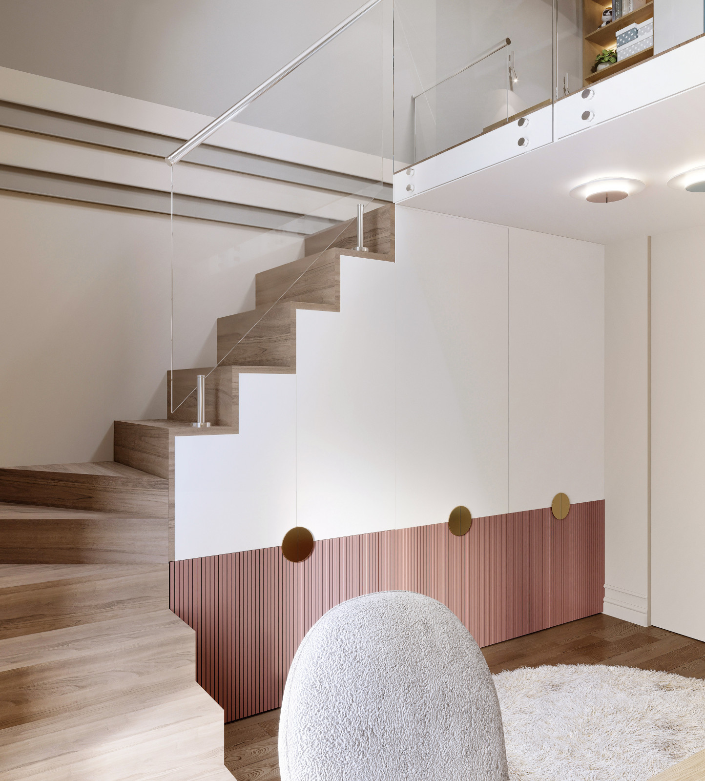 ДИЗАЙН ДВУХУРОВНЕВОГО ПЕНТХАУСА В ЖК "NOW"