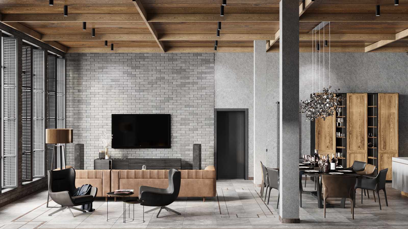 Интерьер гостевого загородного дома во Владимирской области