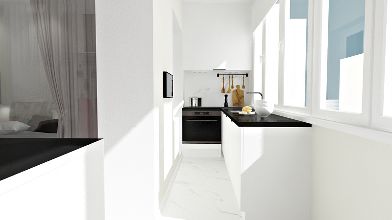 Обложка проекта: Дизайн-проект однокомнатной квартиры