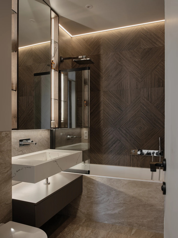 Реализация дизайна-проекта ванной ЖК " Дом на Дачной "