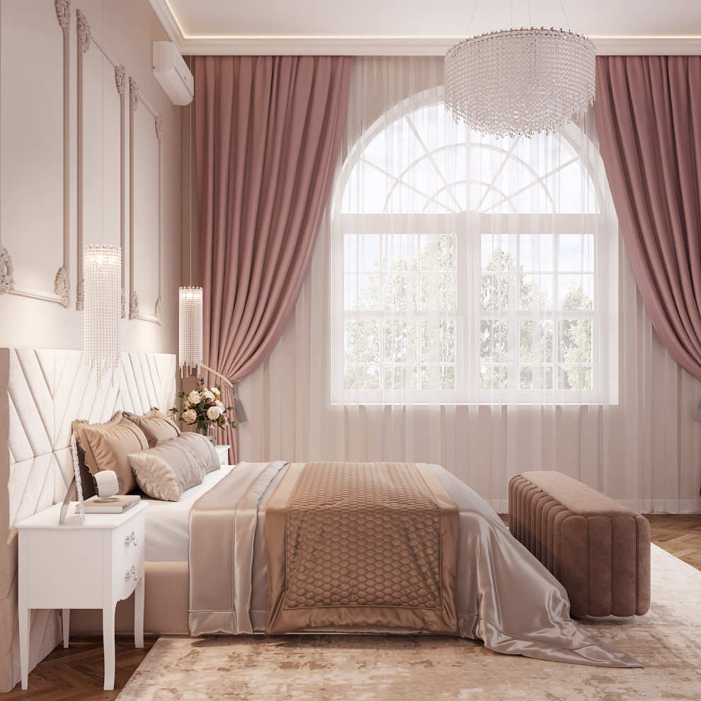 Мастер-спальня, 25 кв.м., частный дом