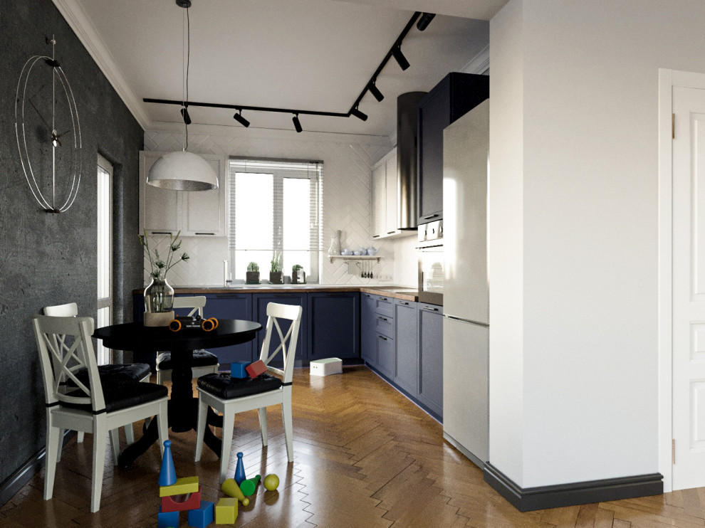 Дизайн-проект кухни-гостиной в частном доме