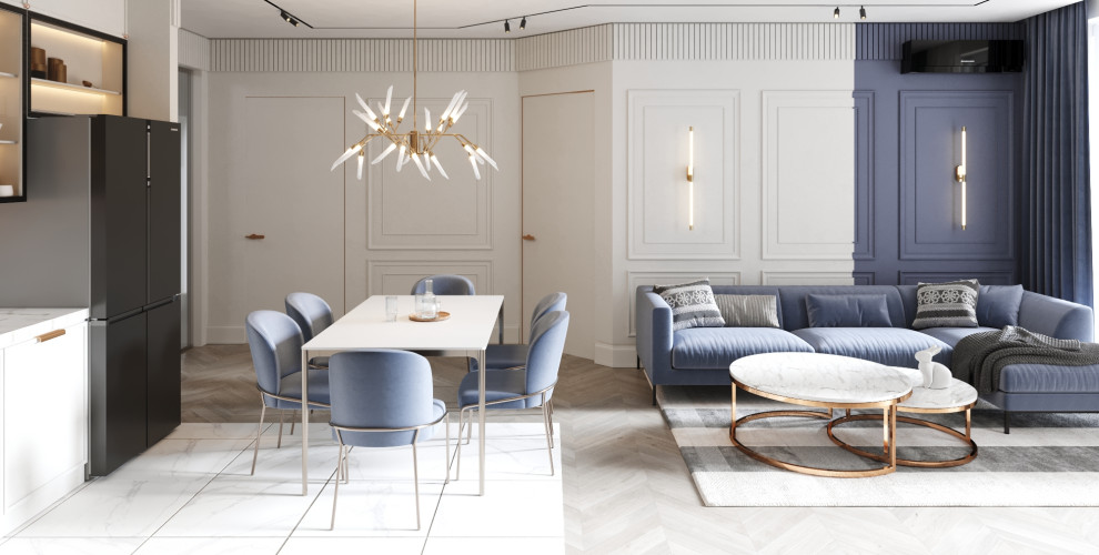 КВАРТИРА В НЕОКЛАССИЧЕСКОМ СТИЛЕ