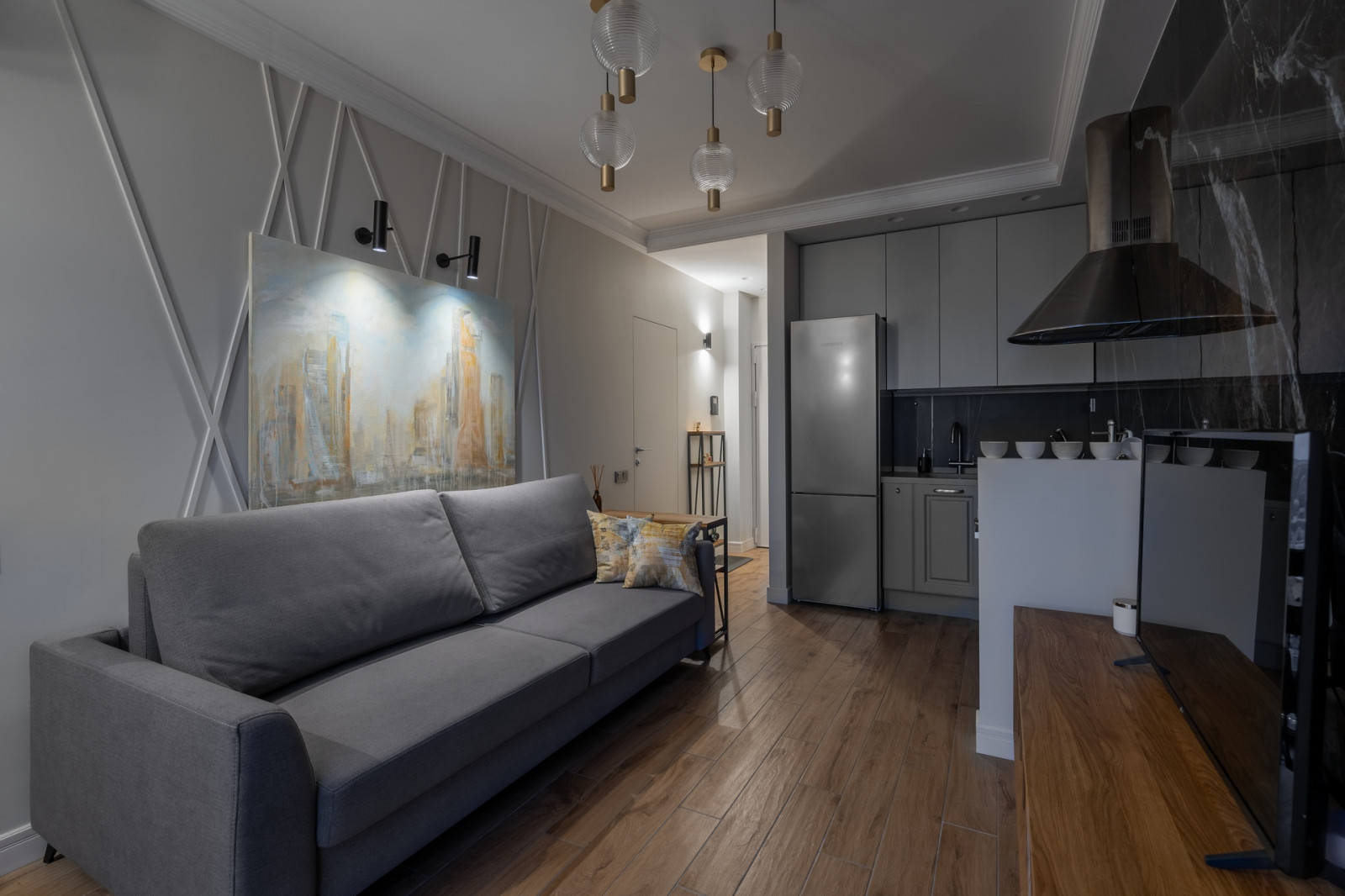 Обложка проекта: Апартаменты 38,4 кв.м. в жк "Whiteman"