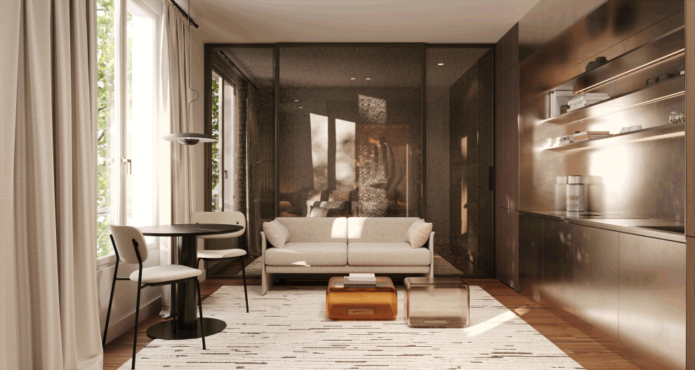 Обложка проекта: Projet d'intérieurs d'un studio à Paris