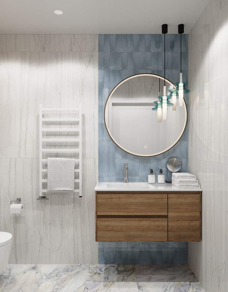 Яркие акценты в современной классике 73м2