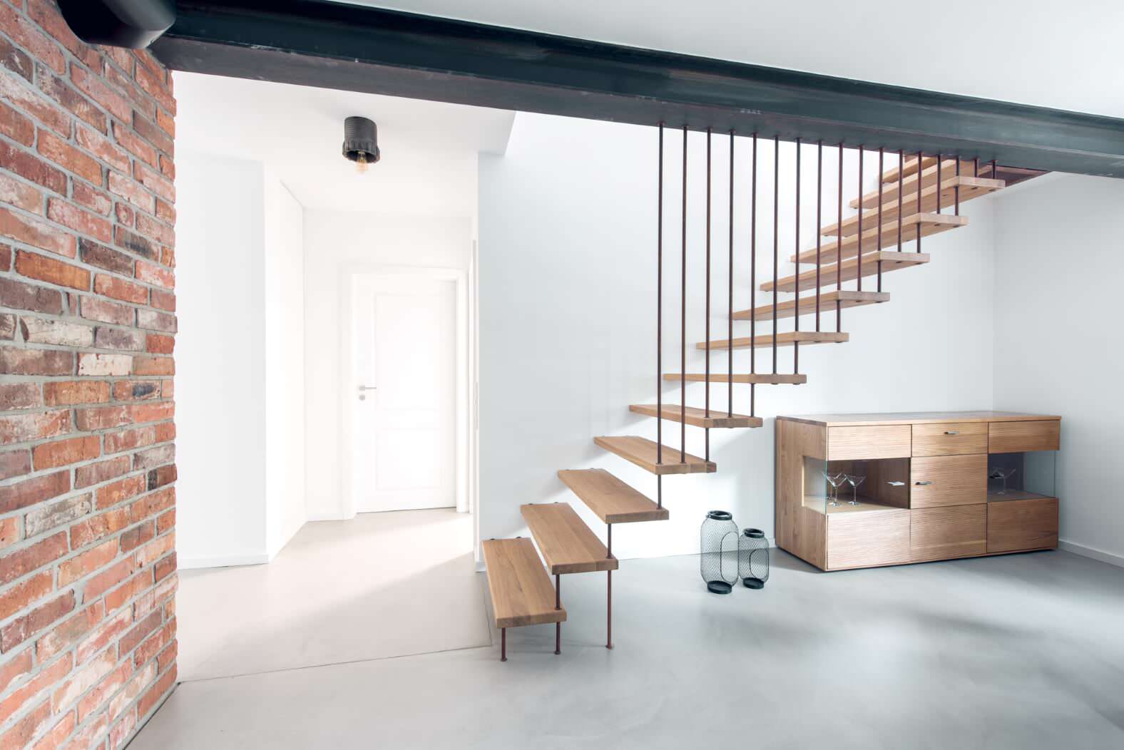 Лестница в стиле лофт