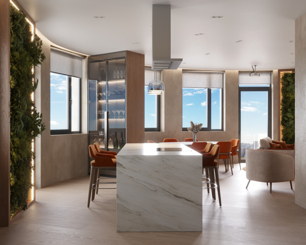 Уютный пентхаус для большой семьи