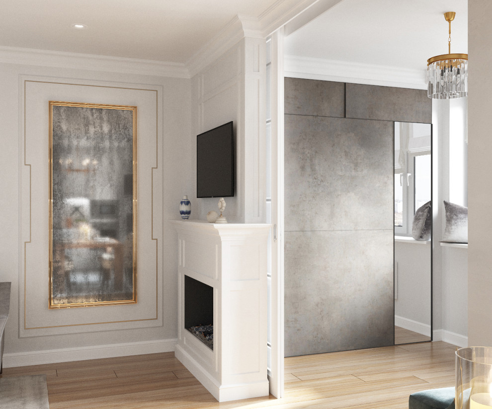 Дизайн-проект двухкомнатной квартиры в сдержанных тонах