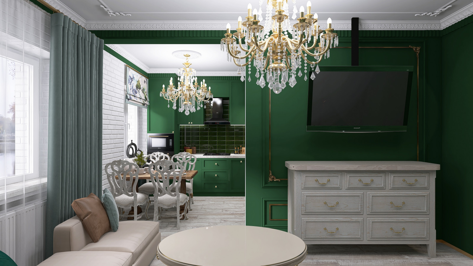 Обложка проекта: Квартира 4х комнатная