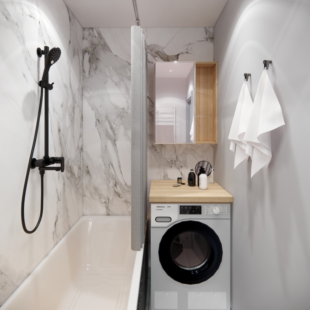 Обложка проекта: Скандинавская однушка с яркими акцентами