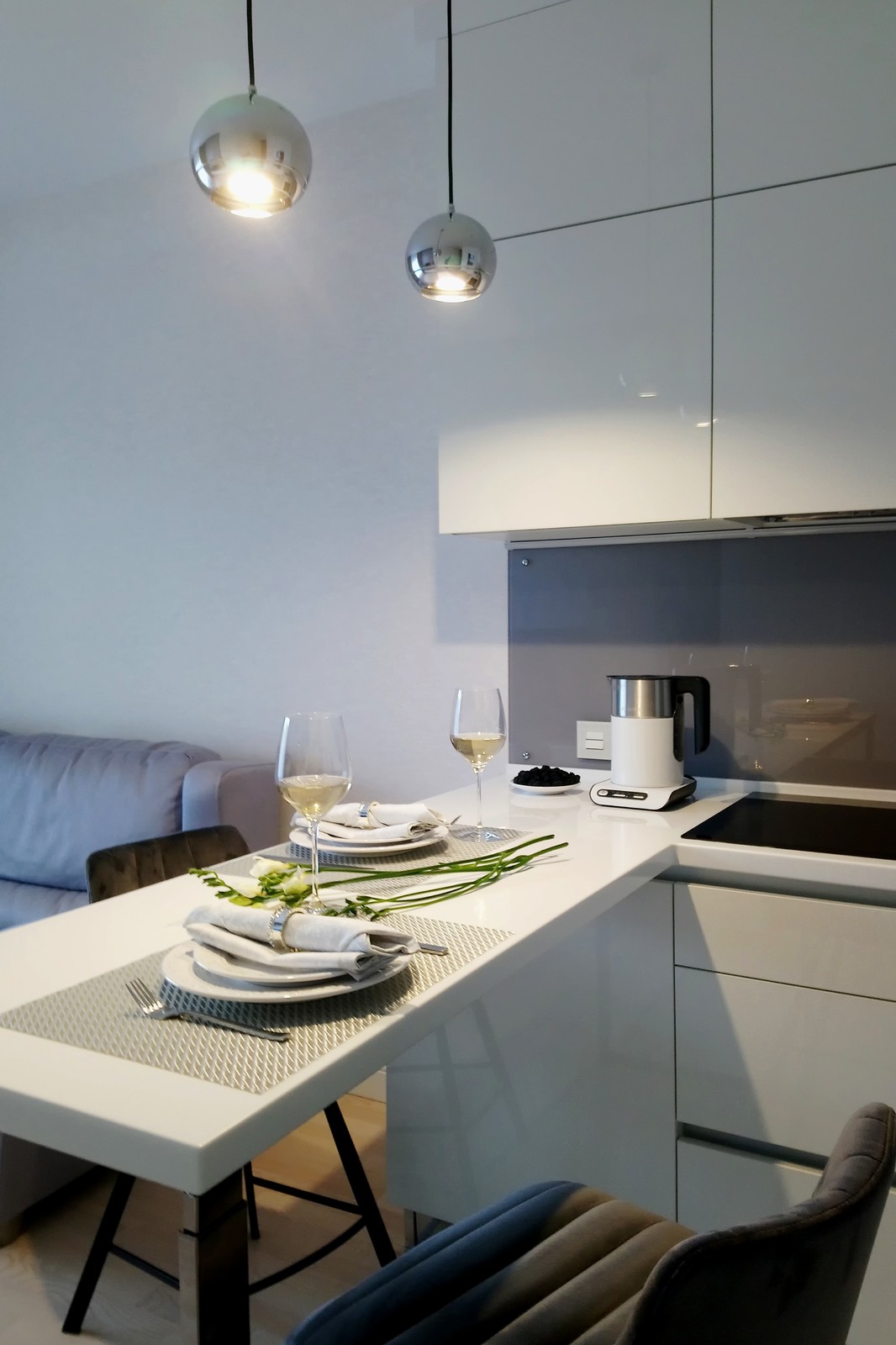 Интерьер 1-комн. квартиры в  ЖК Атмосфера