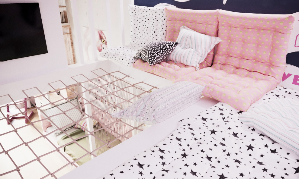 Интерьер квартиры для молодой семьи с тремя детьми