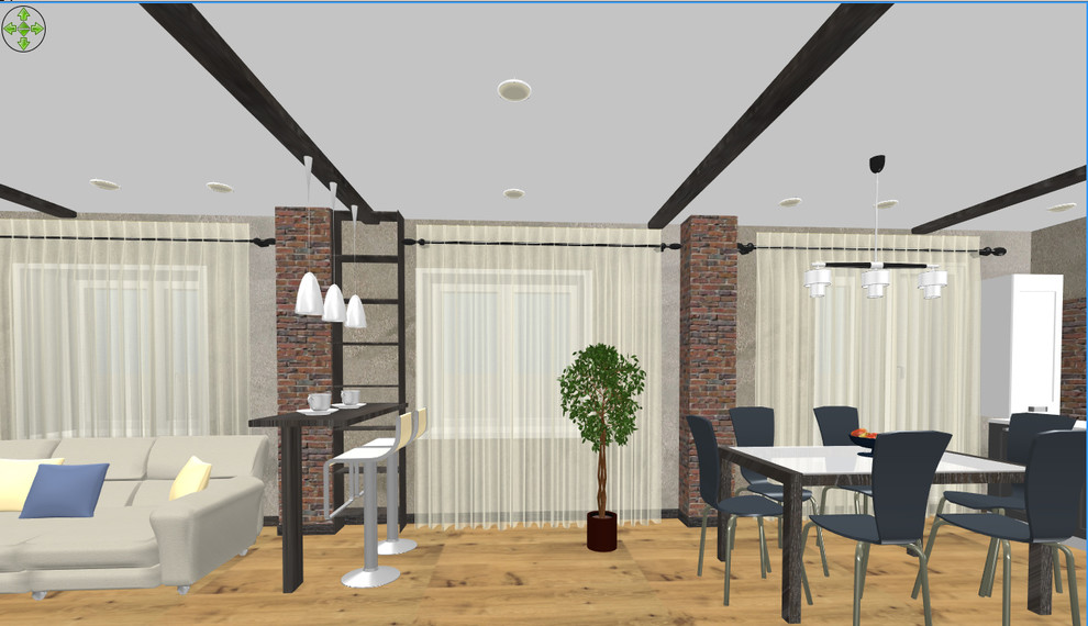 Гостиная-столовая