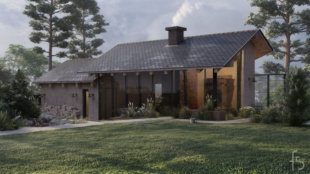 Обложка проекта: Современная баня