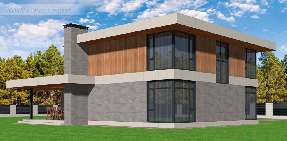 Проект дома Z-192-G в стиле минимализм