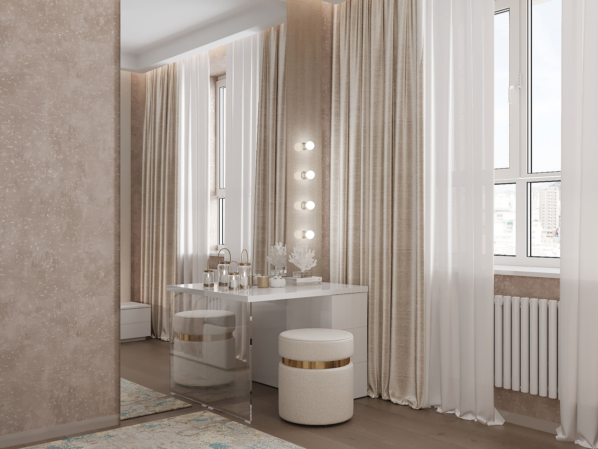 Современный дзен. ЖК Переулок Бульварный. Визуализация.