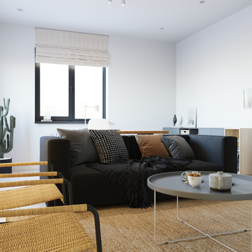 Лаконичная квартира в светлых тонах