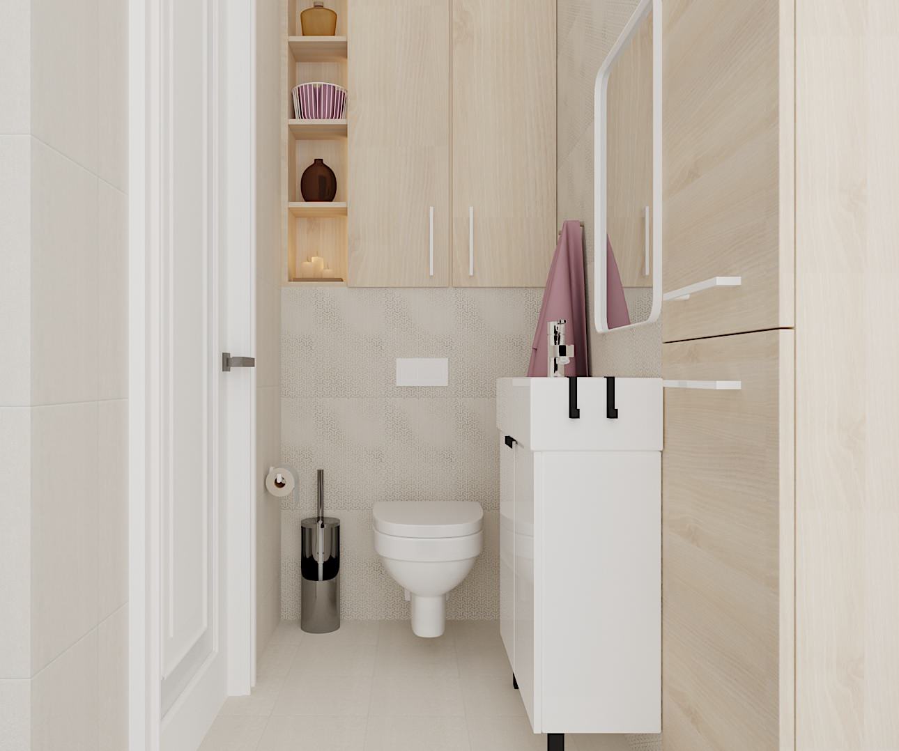 Проект квартиры 75 кв.м г.Тюмень