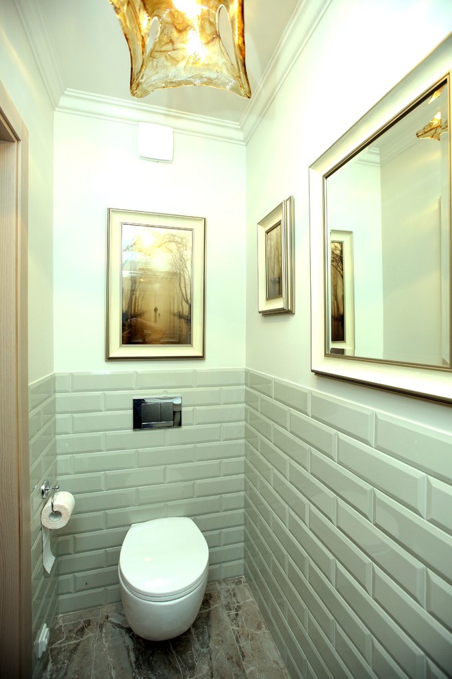 Интерьер загородного дома, гостевой этаж