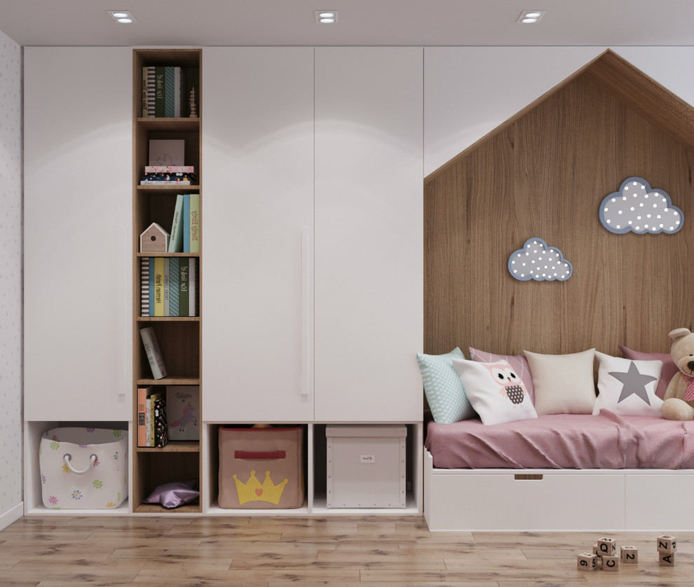 Детская комната 16,27 кв.м для девочки