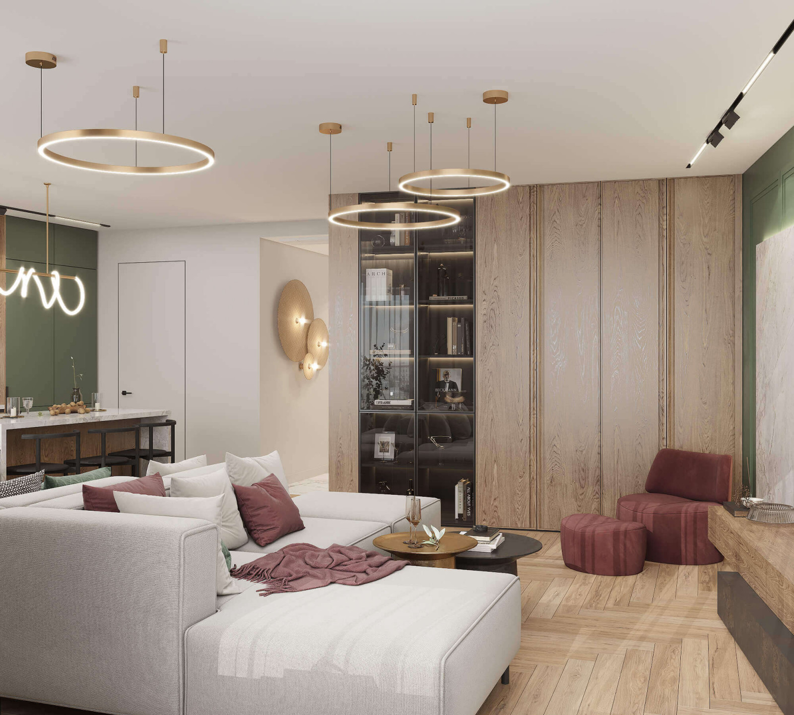 Дизайн квартиры|Яркая энергия современности