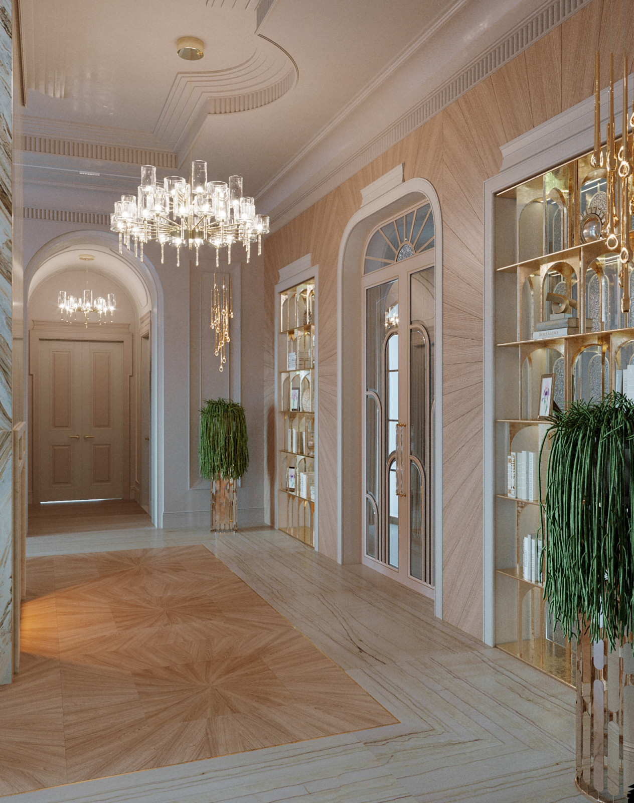 Проект гостиной в частном доме.