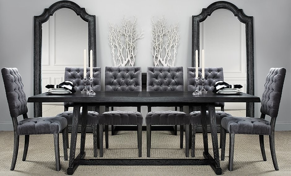 Благородный серый и винтажный черный