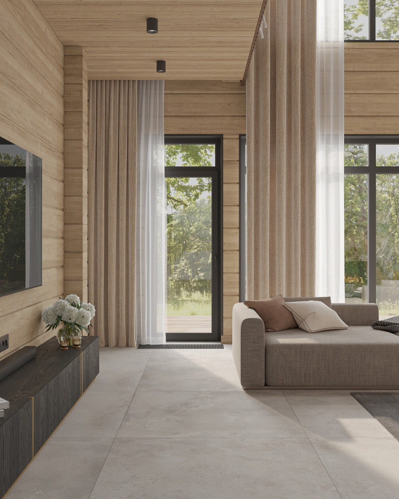 Загородный дом из клееного бруса