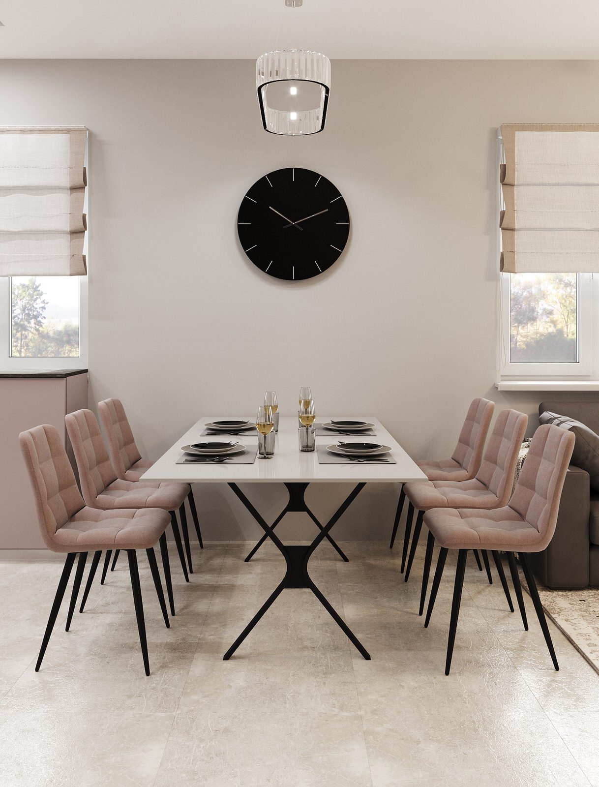 Обложка проекта: Кухня-гостиная