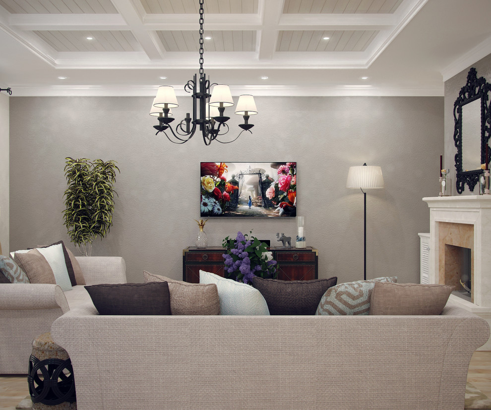 Интерьер загородного дома в стиле Кантри