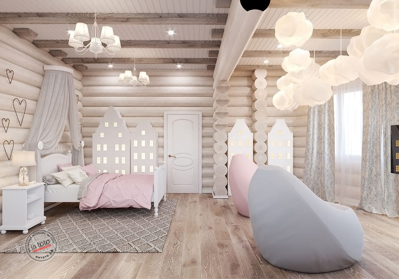 Дом из кругляка в Иркутске