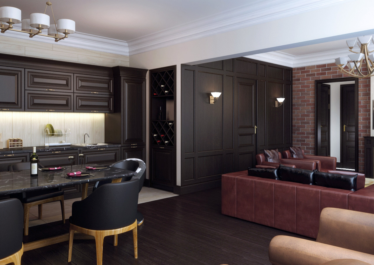 Интерьер квартиры на Багратионовской улице