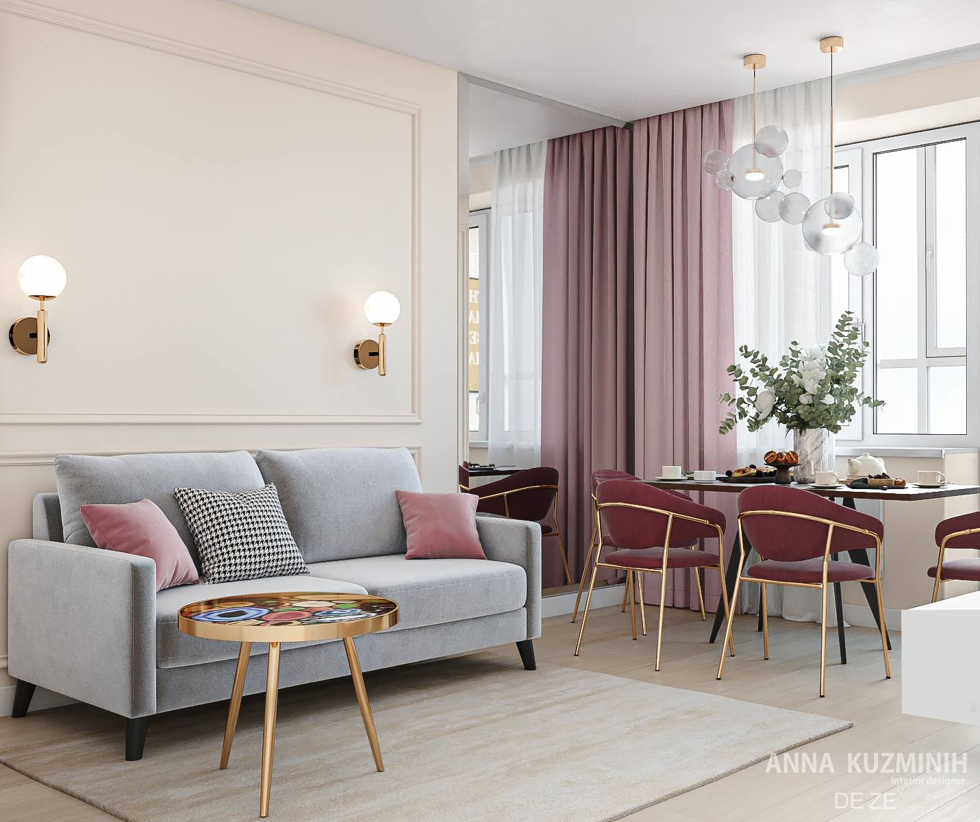 Обложка проекта: ЖК "ЧИКАГО" 48кв.м