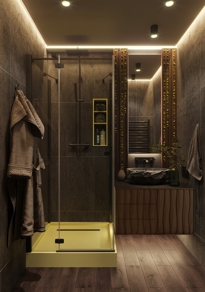 Обложка проекта: Дизайн ванной в эко-стиле