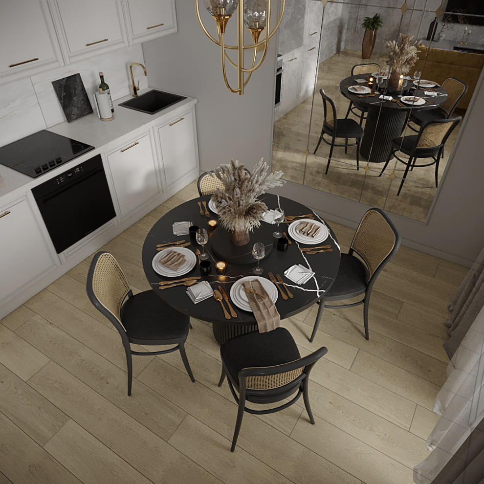 Кухня-гостинная в стиле современная классика