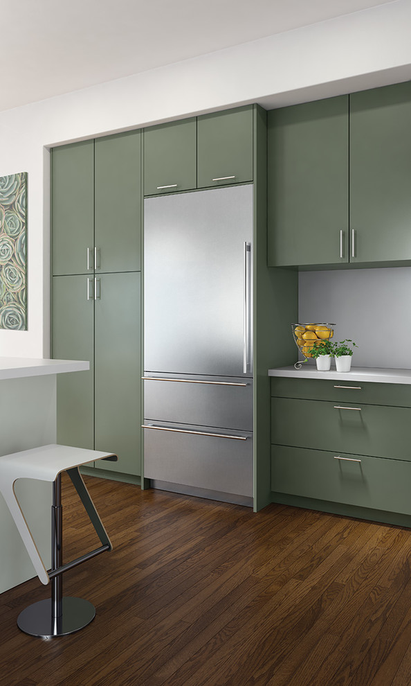 Интегрируемые холодильники в интерьере