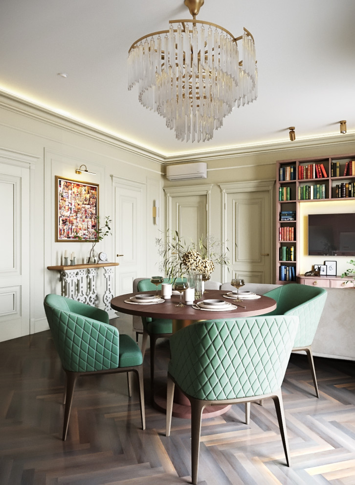 Кораллово-оливковый микс