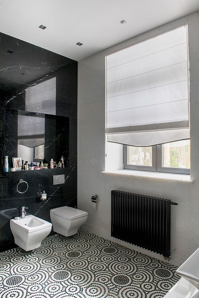 Ванная комната (оформление текстилем от Fabrin)