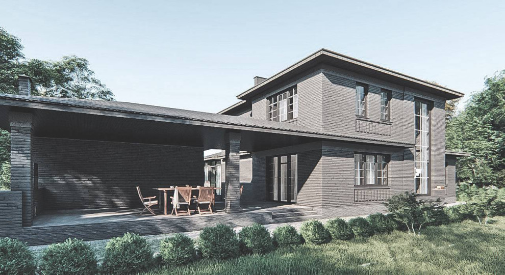 Обложка проекта: Проект 2х этажного жилого дома.