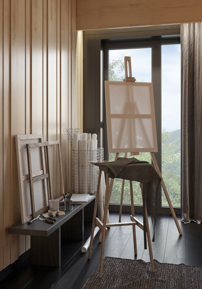 Гостевой дом с камином