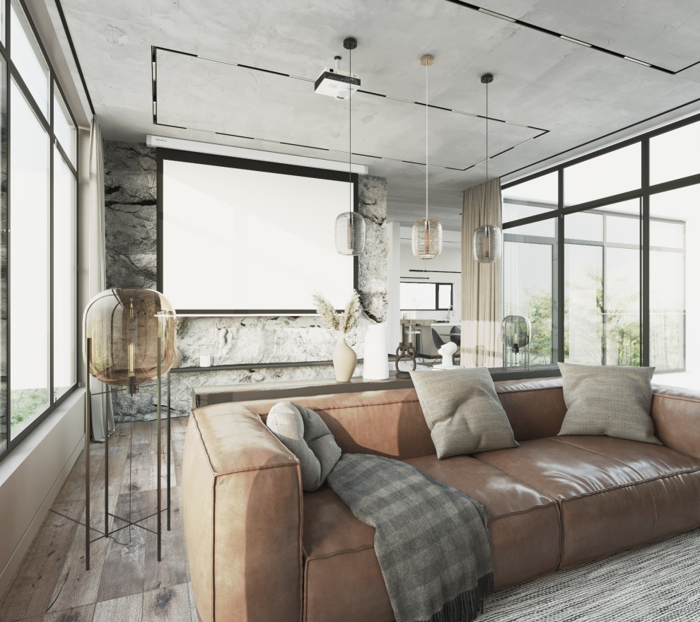 Аристократичный минимализм (гостиная виллы)