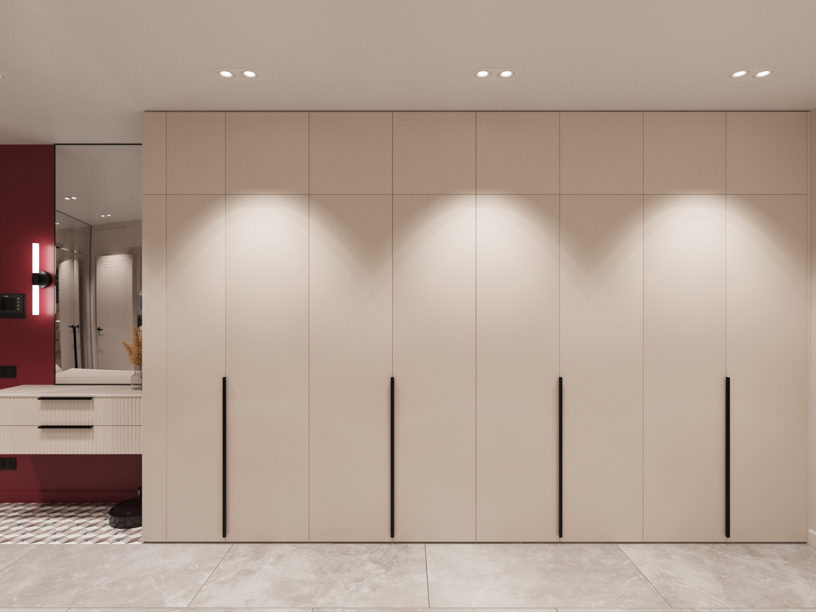 Дизайн проект квартиры 90 м2 с детской комнатой