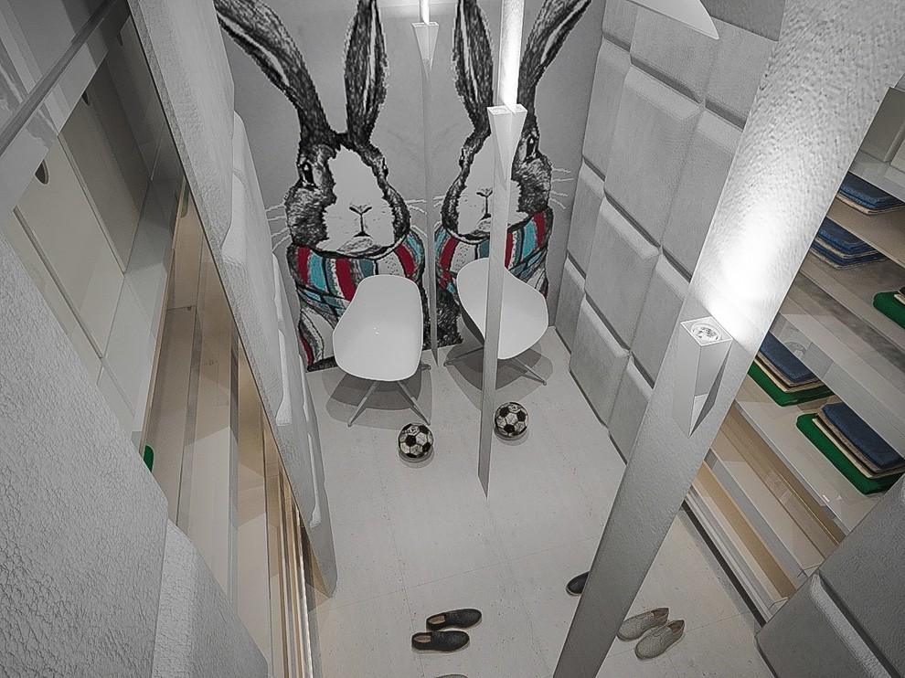 Гардеробная в детской комнате