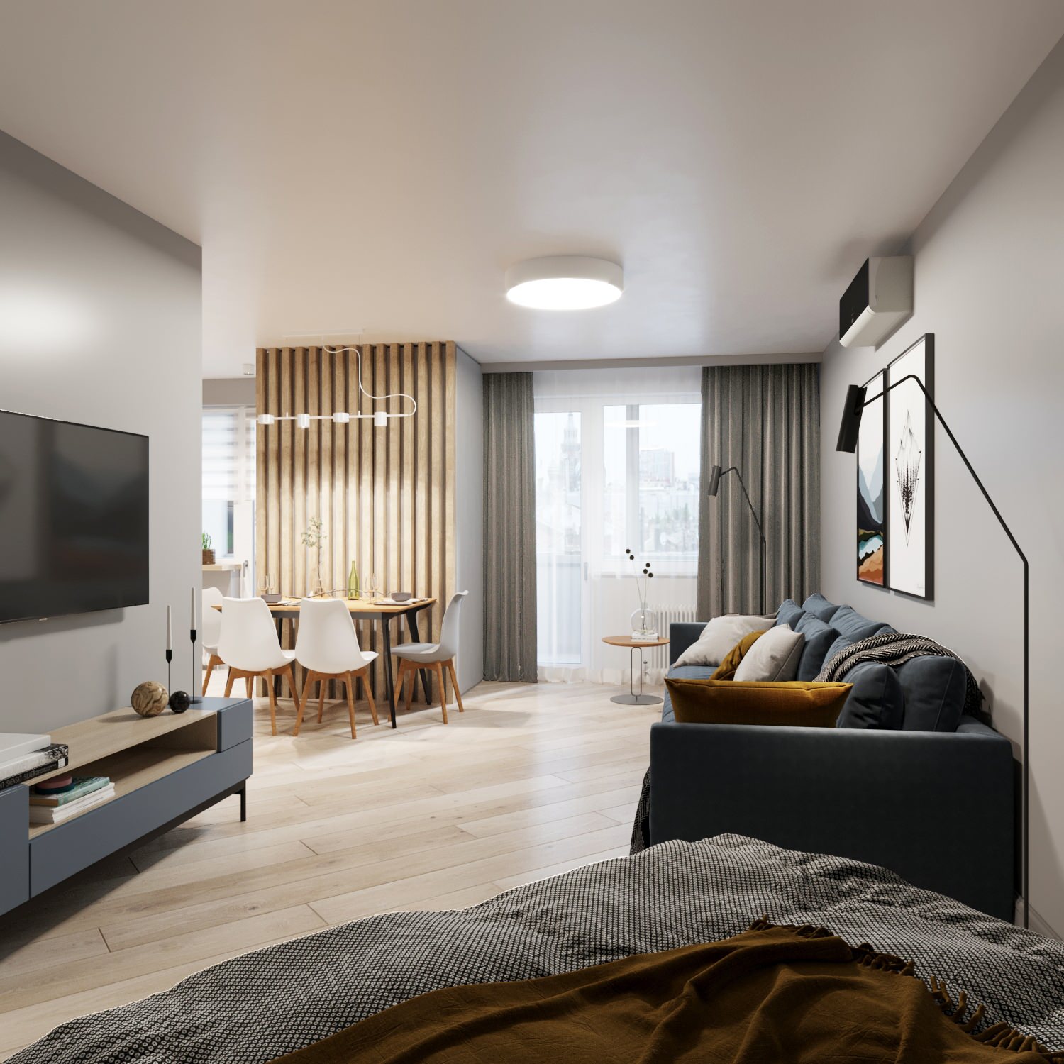 Сканди в сером