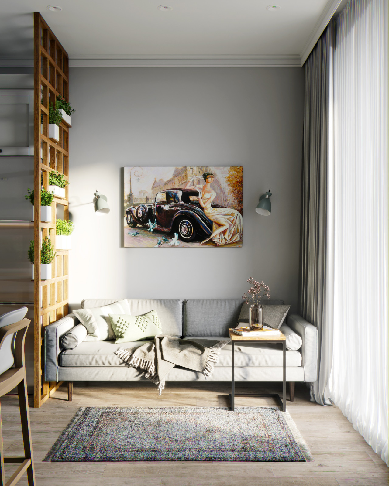 Обложка проекта: Дизайн-проект "В стиле сканди"