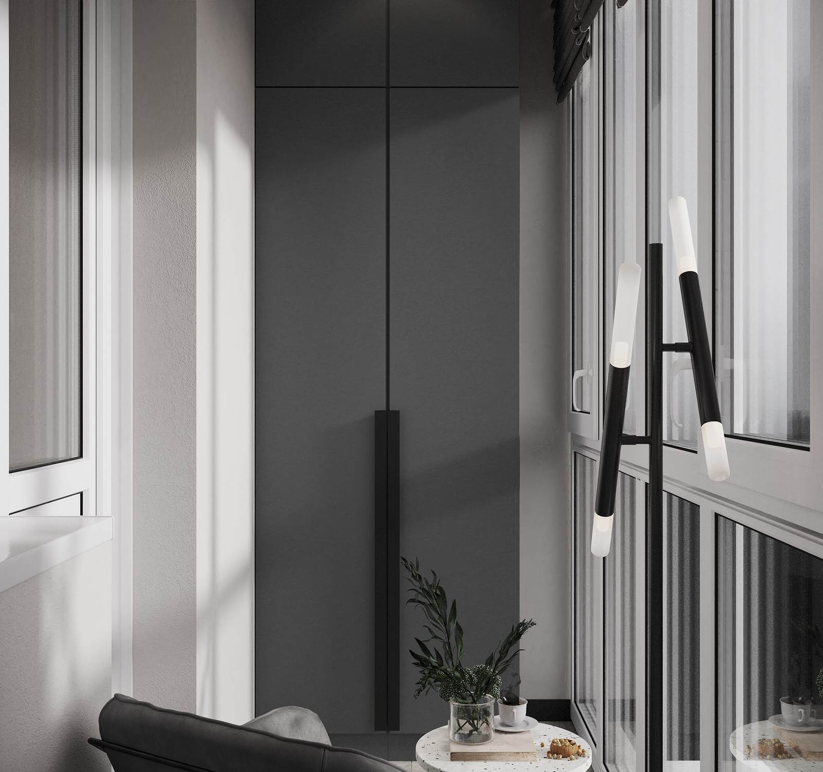 Современная квартира для молодой пары в Москве